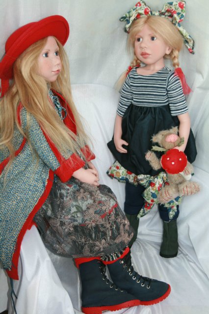 Коллекционные куклы Цвергназе из коллекции 2010 года - Олив и Марошка