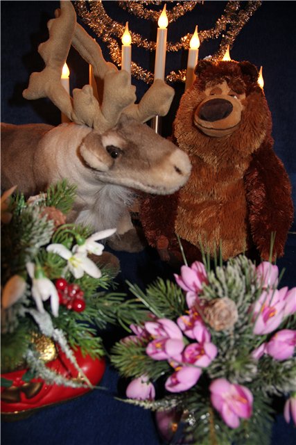 Новый год у Пуки и Лиллеморе от Annette Himstedt