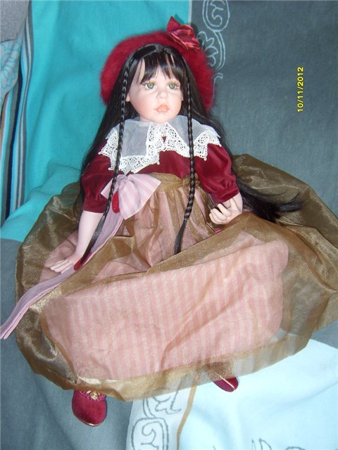 "Пурпур и Гламур". Коллекционная куколка от Ф.Спанос "Sweet Attitude"