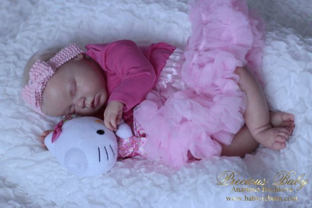 Маленькая снежинка! Кукла реборн Анастасии Бочковой (фото 9)