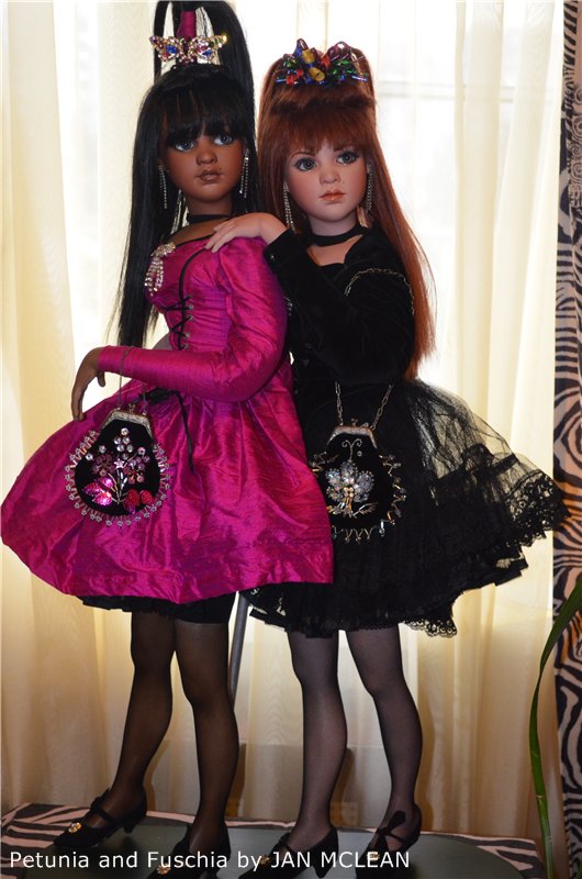 Удивительные цветы. Петуния и Фуксия. PETUNIA, FUSCHIA by Jan McLean