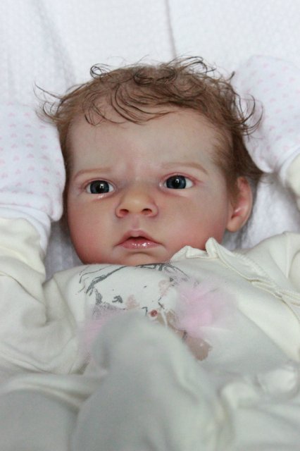 Сама мисс серьезность, кукла реборн Беспаловои Жанны (фото 8)