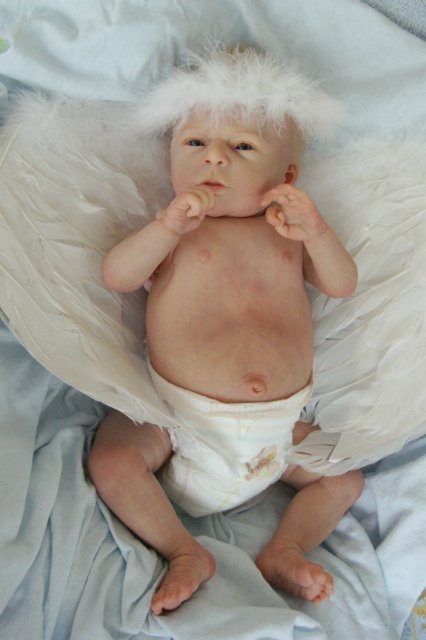 И еще один Ангелочек... Куколка реборн Вишни Виктории (фото 8)