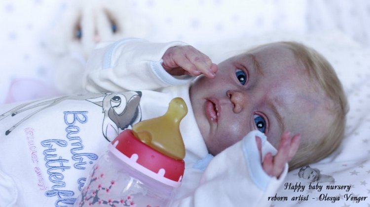 Моя милая златовласка Ева. Кукла реборн Олеси Венгер