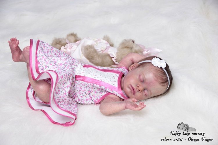 Моя принцесса Крошечка-Кокошечка. Кукла реборн Олеси Венгер