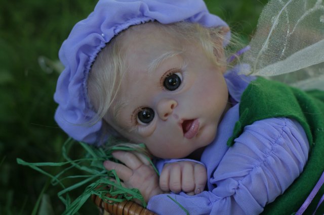 Офелька-стрекоза, куклёныш реборн Элины Кудрявцевой