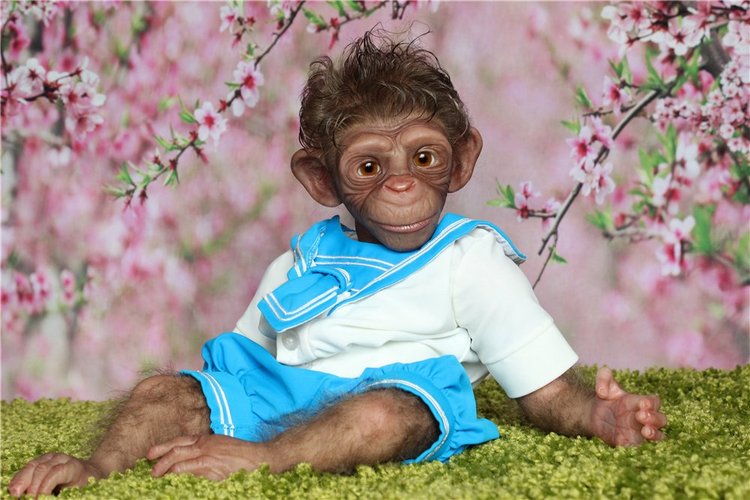 Мартышка номер два. Кукла реборн Светланы Преображенской (фото 5)