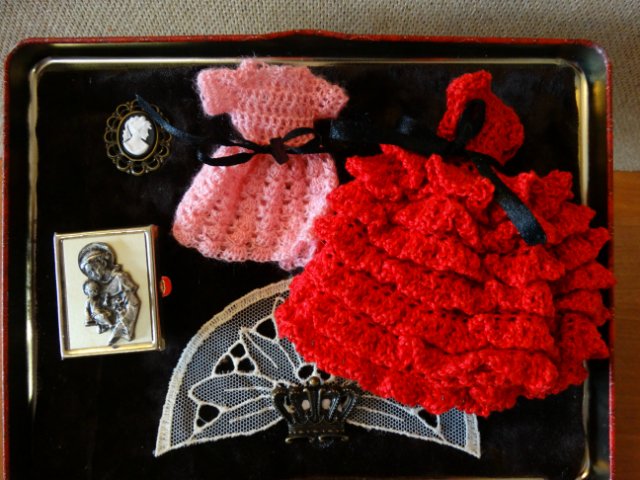 Моя Дюймовочка — Антикварные куклы Mignonette (Миньонетта): карманные