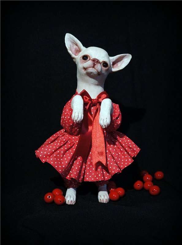 ООАК кукла Светланы Гришко. Собачка Манюня (фото 3)