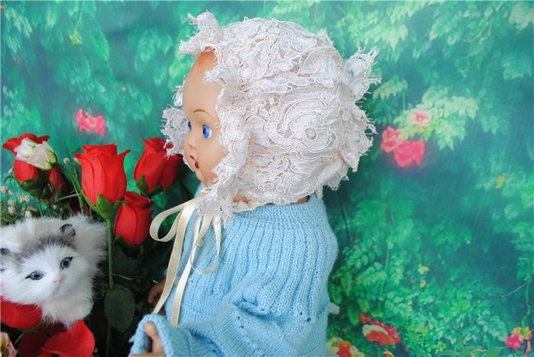 Чепчик - наша радость, чепчик - вдохновение. Сшила Милка чепчик - всем на удивление