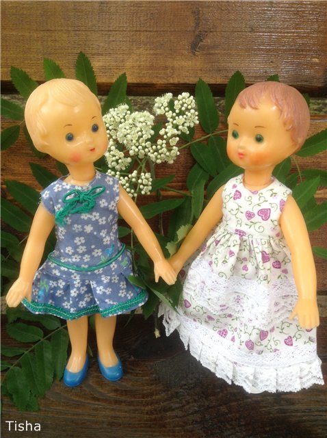 Куколки из Литовской ССР - малышки Неринги