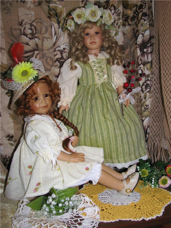 Красота на подоконнике | Бэйбики Красота на подоконнике — Коллекционные куклы разных авторов (Разное): редкие бренды