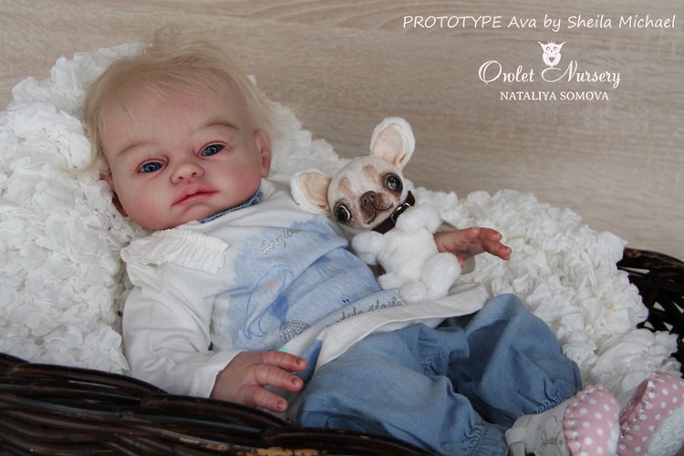 Сильвия - мой прототип Ava от скульптора Sheila Michael. Кукла реборн Наталии Сомовой
