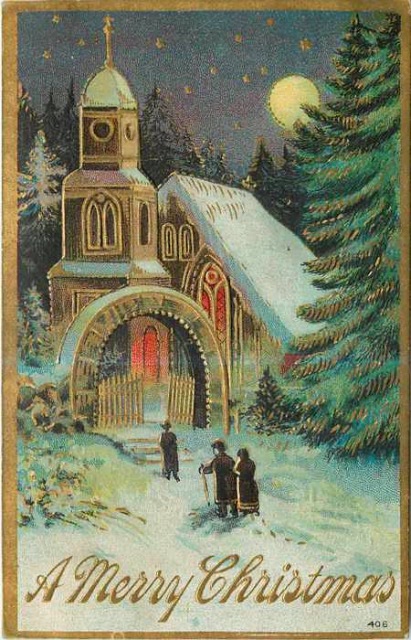 Немного прекрасного IV - старинные открытки Рождество