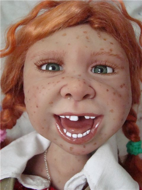 Авторская кукла Кондрашовой Ирины. Анфиска-егоза (фото 8)