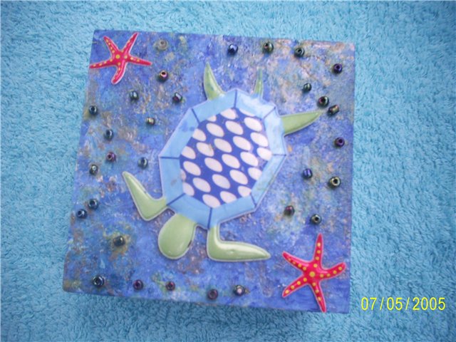 Шкатулка своими руками "Морское Дно" (фото 4)