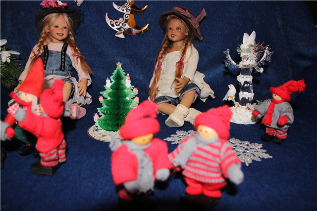 Новый год у Пуки и Лиллеморе от Annette Himstedt