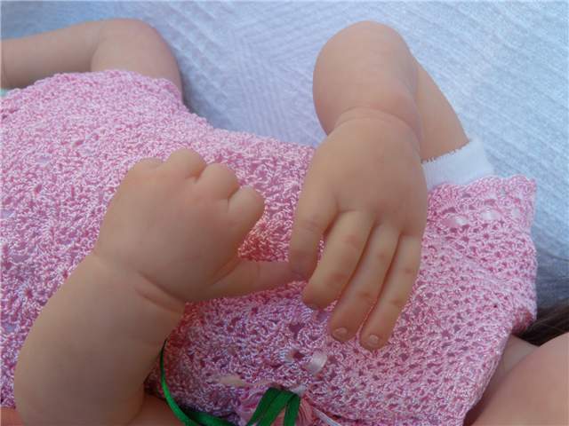 Кукла реборн ДиДи, молд замечательного мастера Линды Мюррей (фото 5)