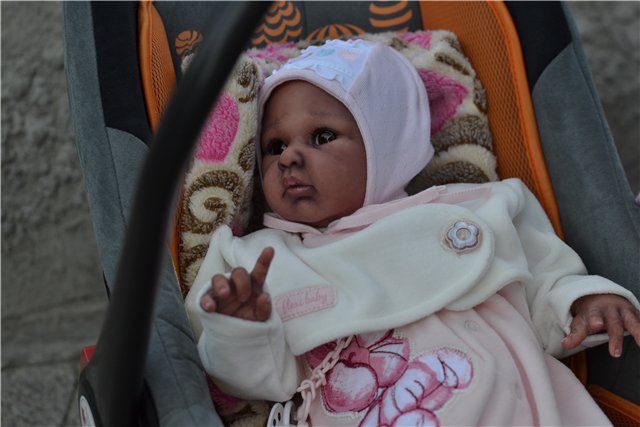 Шоколадка Lisa, кукла-реборн Татьяны Гордиенко (фото 7)