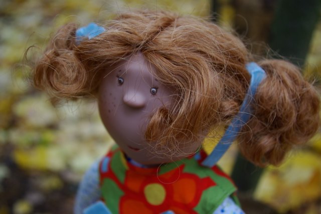 Может быть Janni, а может быть...Коричка? Игровая кукла от Zwergnaze