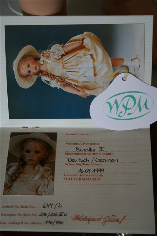 Я ль на свете всех милее всех румяней и белее... Бинелла (Binella) от Hildegard Gunzel для WPM