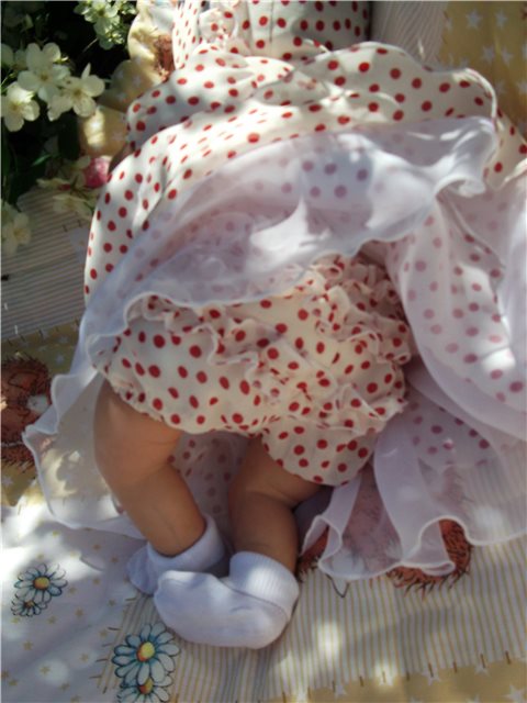 Ох, уж эти горошки!!! Кукла реборн София (фото 5)