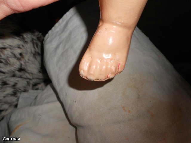 Как я чищу антикварных кукол. Следы времени или грязь? + БОНУС, находим руку мастера