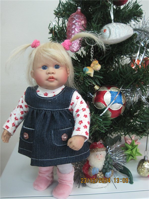 Фросенька. Коллекционная куколка Flori, Rolanda Heimer, Schildkrot (фото 5)