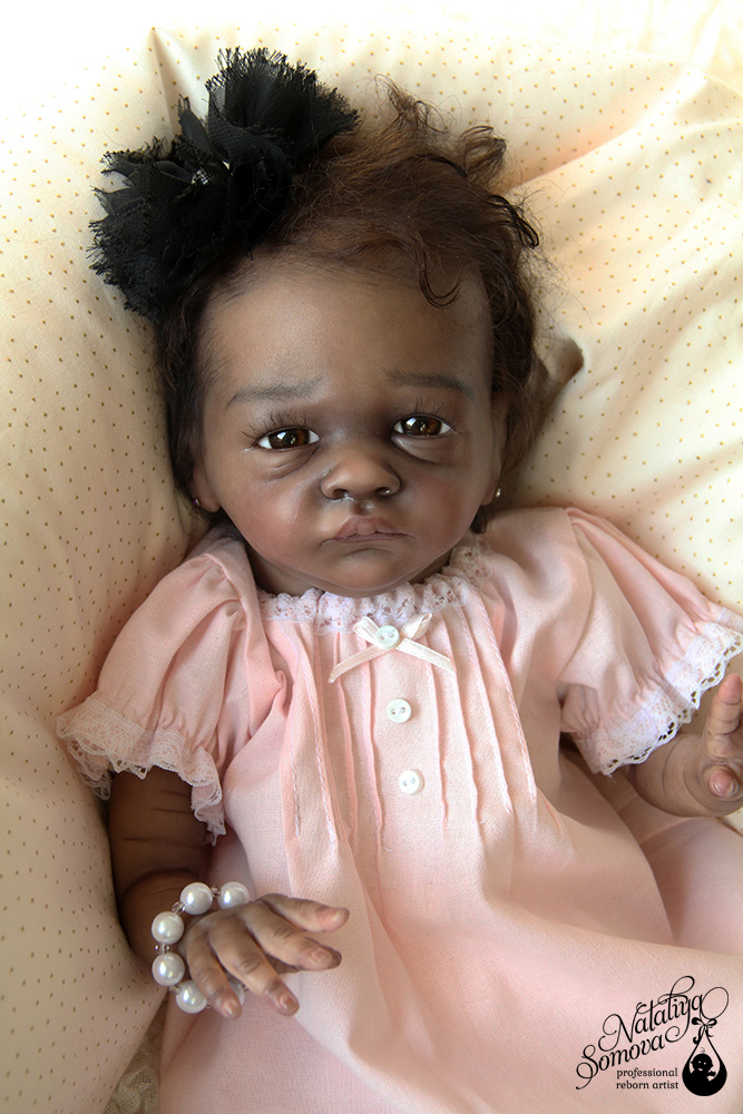 Эвелина. Шоколадка реборн Наталии Сомовой (фото 3)