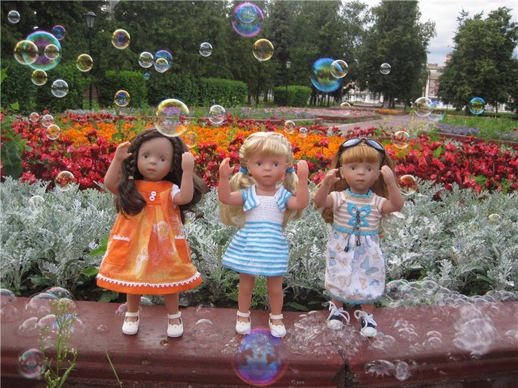 Тата, Анели и Лина! Куколки подружки Kathe Kruse | Бэйбики Тата, Анели и Лина! Куколки подружки Kathe Kruse