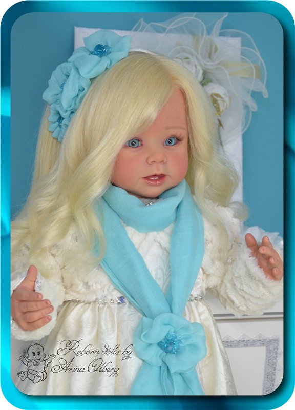 Моя бирюзовая ВАСИЛИСкА (молд Bonnie by Linda Murray)