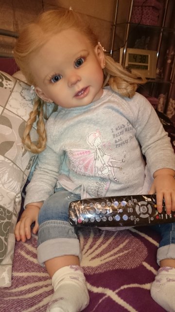 Мое солнышко - малышка Джастина из молда Бонни by Linda Murray