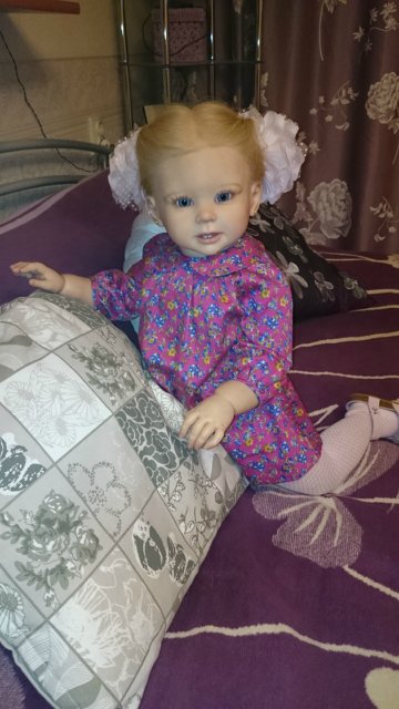 Мое солнышко - малышка Джастина из молда Бонни by Linda Murray