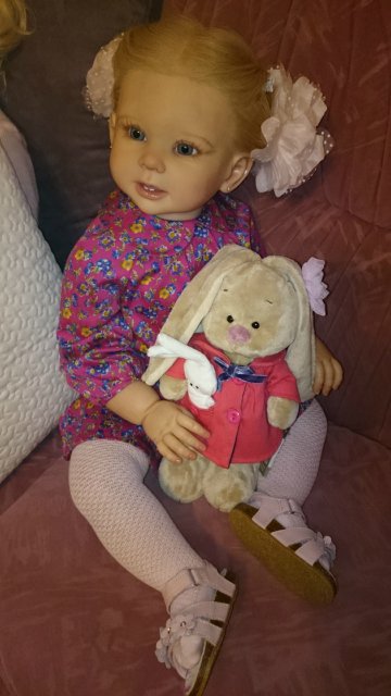 Мое солнышко - малышка Джастина из молда Бонни by Linda Murray