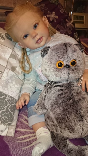 Мое солнышко - малышка Джастина из молда Бонни by Linda Murray