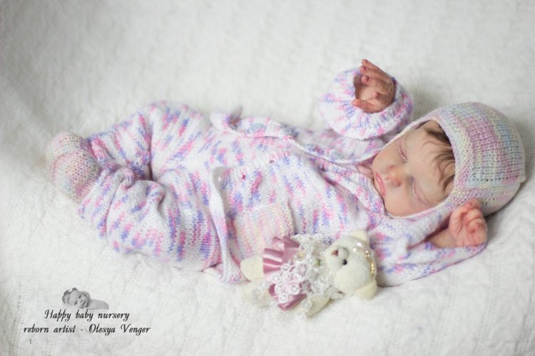 Настюшка - Прелестюшка. Кукла реборн Олеси Венгер