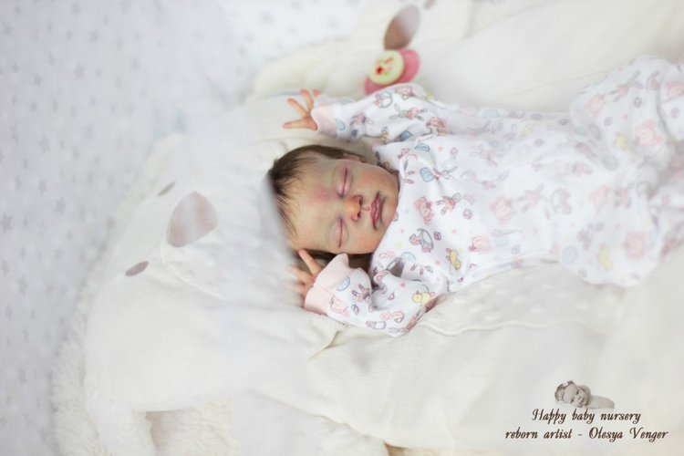 Кроха Торопыжка, недоношенная малышка Рози. Кукла реборн Олеси Венгер