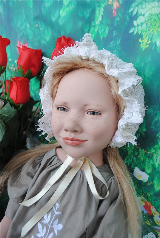 Чепчик - наша радость, чепчик - вдохновение. Сшила Милка чепчик - всем на удивление