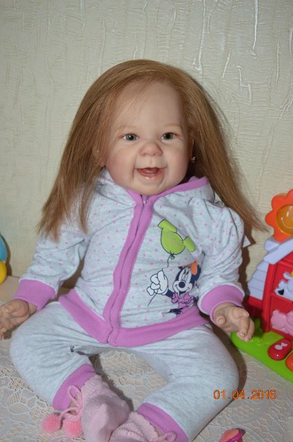 Моя Николь, кукла реборн из молда Мейзи Андреа Арчелло