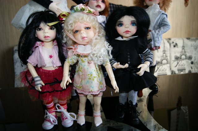 Наша дружная LASHERсемейка -LILLIE,-ERIKA, IVY, VIOLET, FIONA, OOAK Lillie