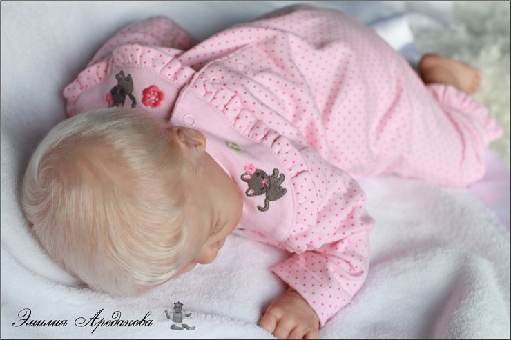 Моя блондинка, Коко-Кристинка. Кукла реборн Эмилии Аредаковой (фото 4)