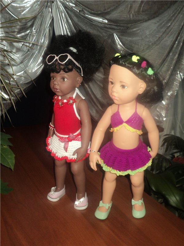 Девчушки любят наряжаться! Наряды для кукол Готц и не только