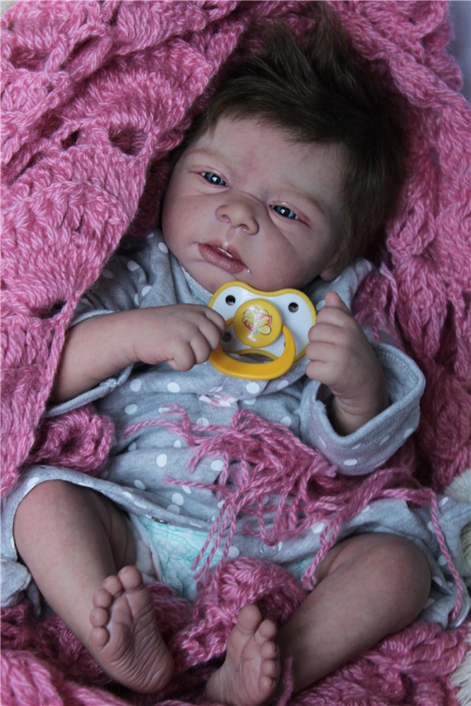 Маленькая девочка. Кукла реборн Светланы Преображенской (фото 3)