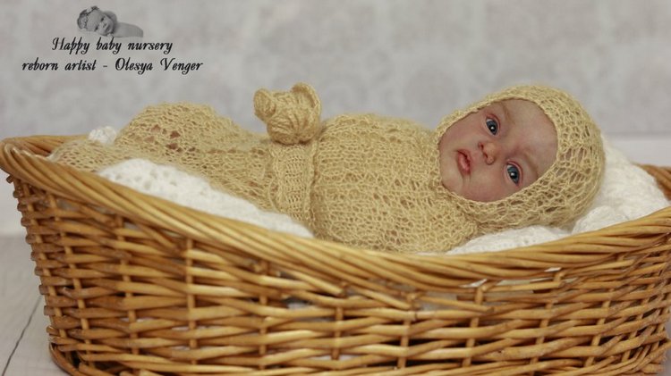 Моя милая златовласка Ева. Кукла реборн Олеси Венгер