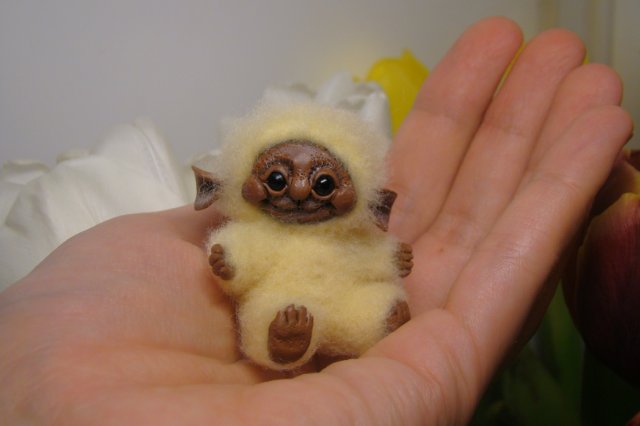 Кто-то весенний. Авторская игрушка Ольги Чернухо (фото 6)