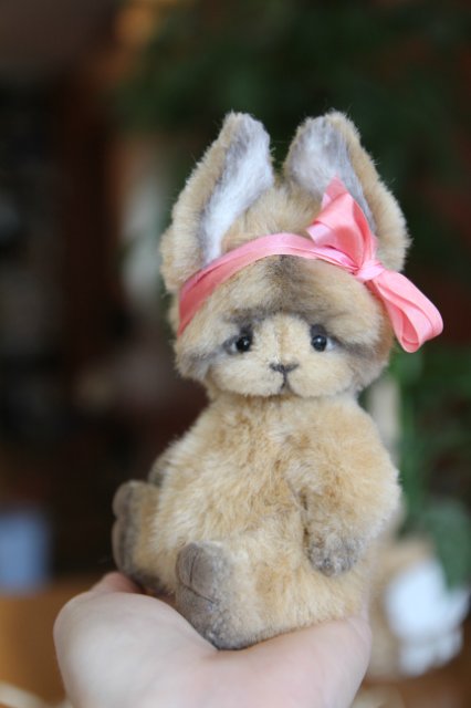 Зайка тедди Донни — Авторские мишки Тедди и друзья: фото (фото 4)