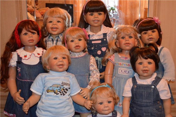 Мой детский сад — Домашние коллекции кукол: фото собраний (фото 4)