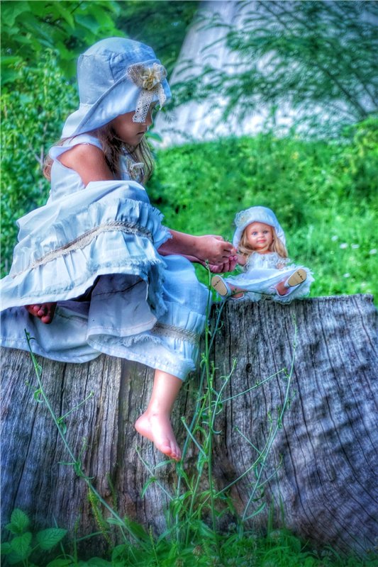 Кукла и ее девочка... Once upon a time (фото 9)