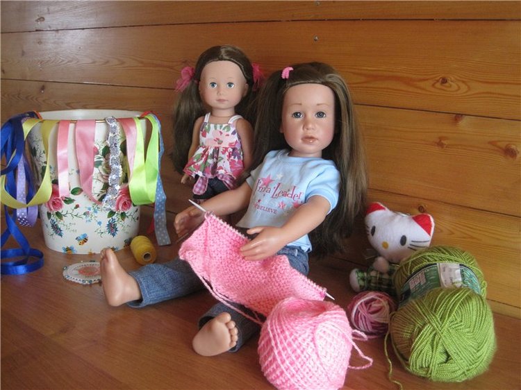 Сестрёнки. Куклы Готц Алиса и Оленька