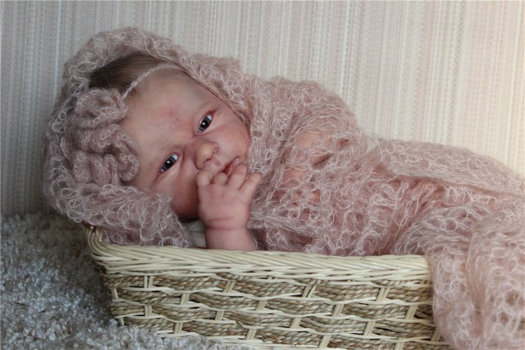 Манюня.Первая фотосессия. Кукла реборн Светланы Преображенской